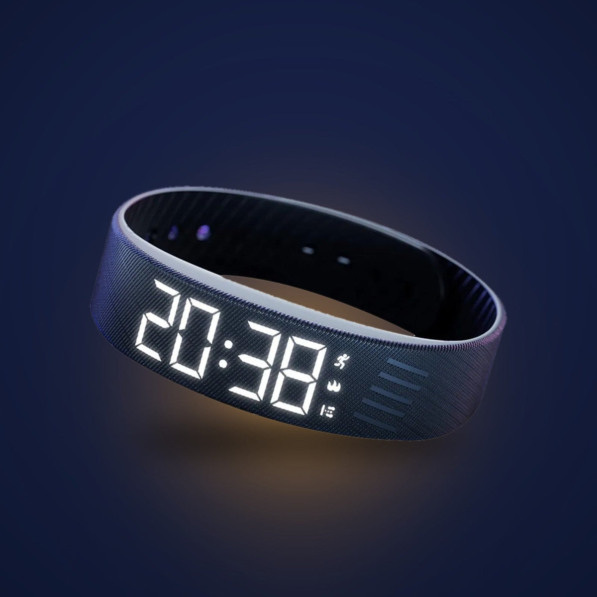 Shushmate silent alarm band in black